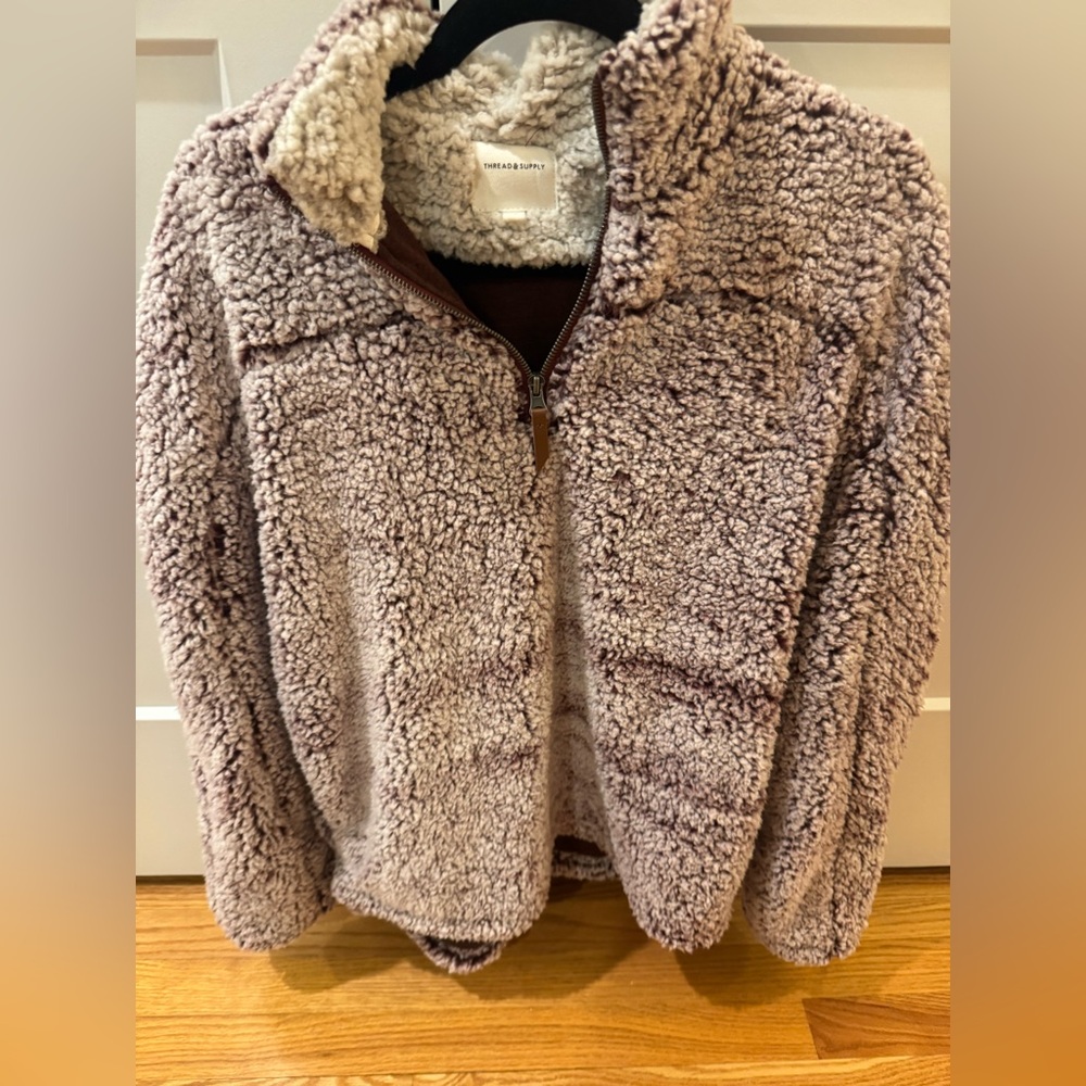 Thread & Supply Cozy Sherpa Fleece Jacket